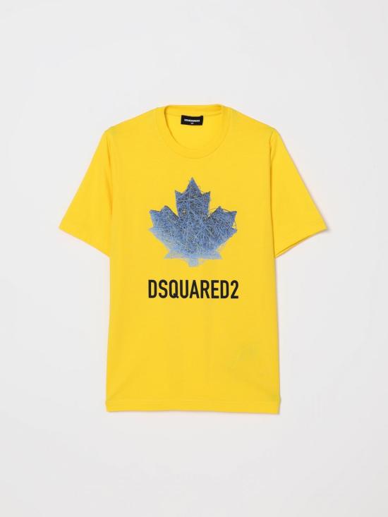 26SS [키즈] 디스퀘어드2 티셔츠 DQ3176D00XM DQ220 Yellow