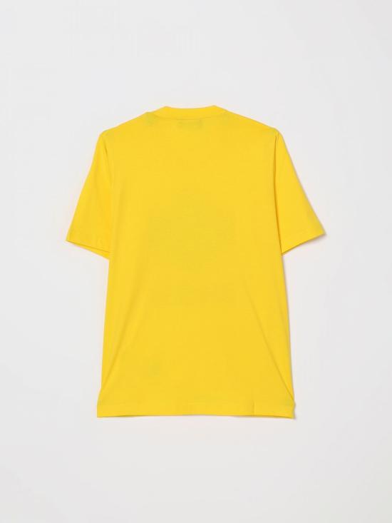 26SS [키즈] 디스퀘어드2 티셔츠 DQ3176D00XM DQ220 Yellow - DSQUARED2