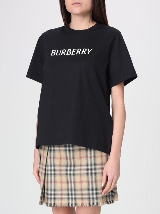 26SS 버버리 반팔 티셔츠 8118977 Black - BURBERRY
