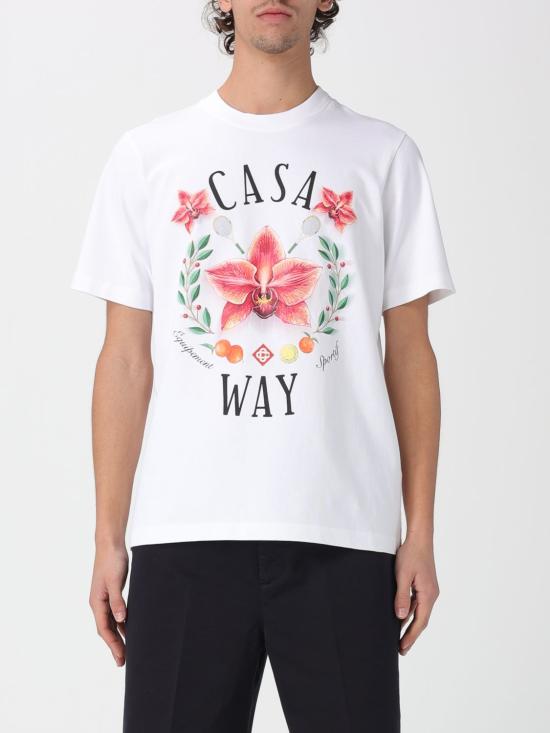 26SS 카사블랑카 반팔 티셔츠 MSP26JTS00115 BRIGHTWHIT White