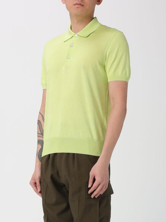 26SS 톰포드 폴로 티셔츠 KPS035YMC040 GCC Acid Green - TOMFORD