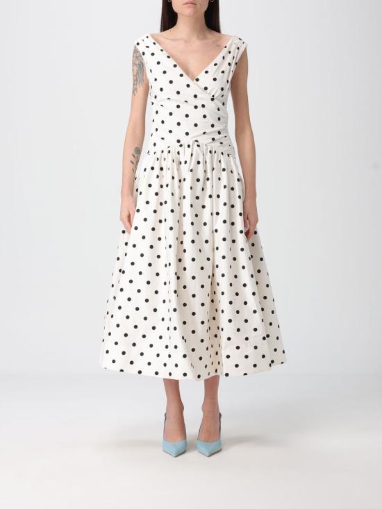 26SS 셀프 포트레이트 롱 원피스 RS26209MC Cream