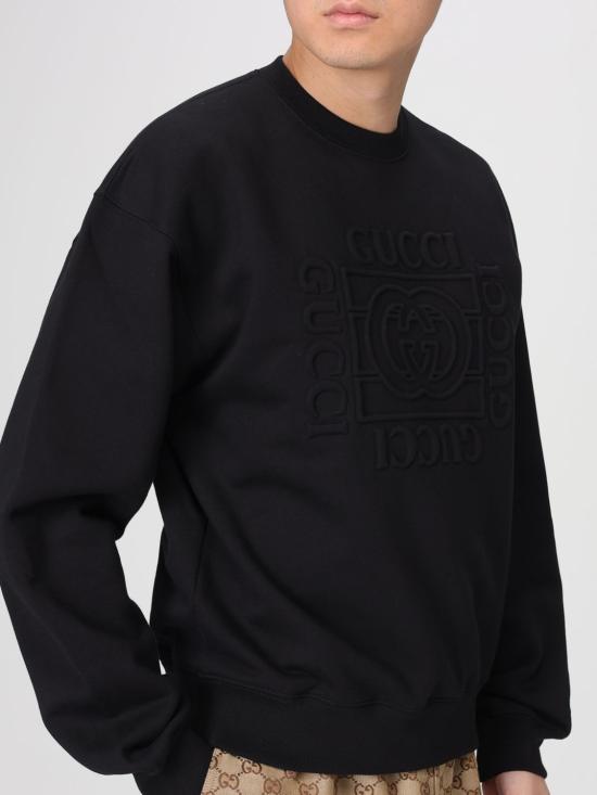 26SS 구찌 긴팔 티셔츠 795510XJHN8 1043 Black - GUCCI