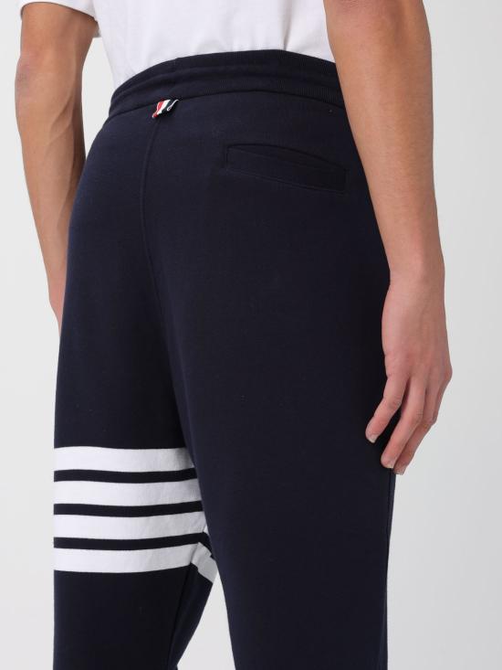 26SS 톰브라운 클래식 루프백 엔지니어드 4바 스웨트팬츠 MJQ008H00535 461 Blue - THOM BROWNE