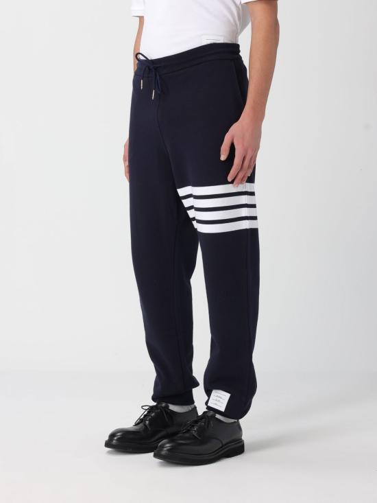 26SS 톰브라운 클래식 루프백 엔지니어드 4바 스웨트팬츠 MJQ008H00535 461 Blue - THOM BROWNE