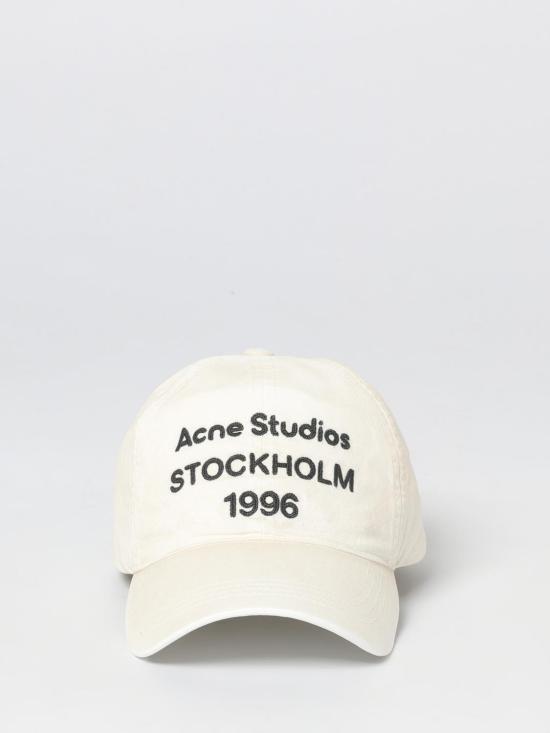 26SS 아크네 스튜디오 로고 볼캡 C40434 DC6 White - ACNE STUDIOS