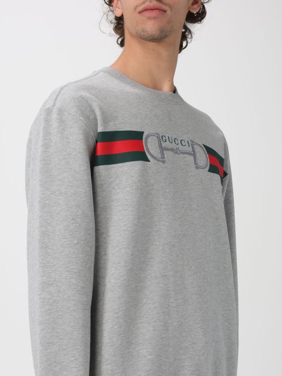 26SS 구찌 긴팔 티셔츠 848737XJHOK 1056 Grey - GUCCI