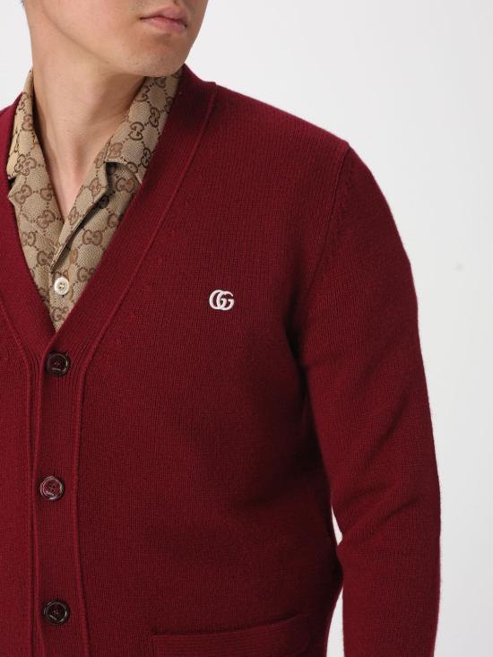 26SS 구찌 스웨터 815009XKFAU 6013 Burgundy - GUCCI