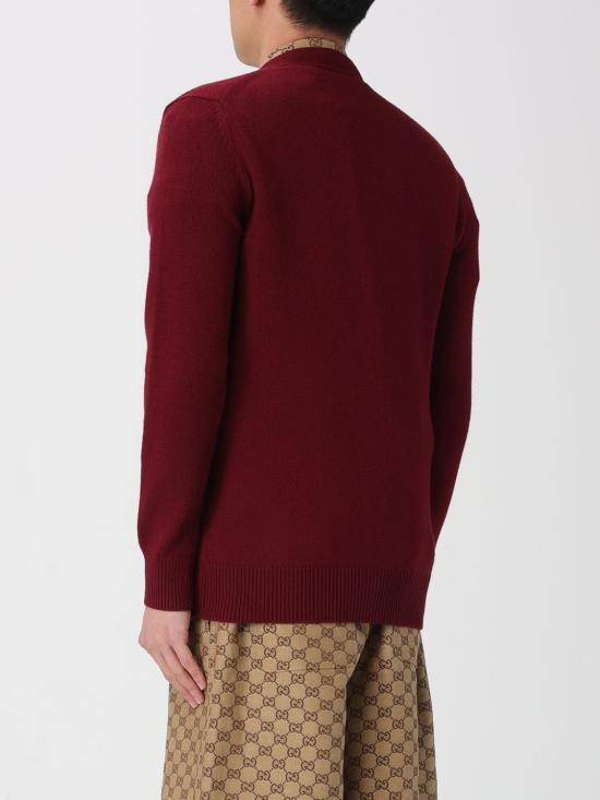 26SS 구찌 스웨터 815009XKFAU 6013 Burgundy - GUCCI