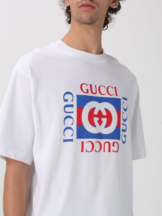 26SS 구찌 코튼 저지 티셔츠 784361XJGKA 9074 White - GUCCI