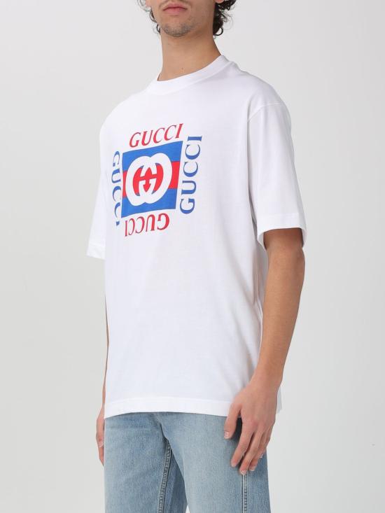 26SS 구찌 코튼 저지 티셔츠 784361XJGKA 9074 White - GUCCI