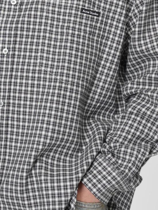 26SS 아크네 스튜디오 긴팔 셔츠 BB0667 J83 Black - ACNE STUDIOS