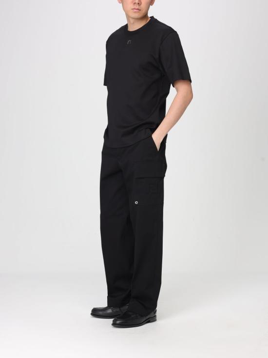 26SS 펜디 스트레이트 팬츠 FB1091AQMV F0QA1 Black - FENDI