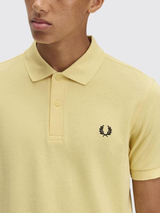 25FW 프레드페리 폴로 티셔츠 M6000 Y70 Straw Yellow - FRED PERRY