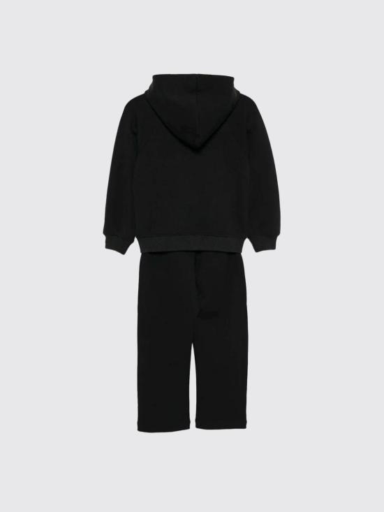 25FW [키즈] 모스키노 트레이닝 웨어 HUK049LDA58 60100 Black - MOSCHINO