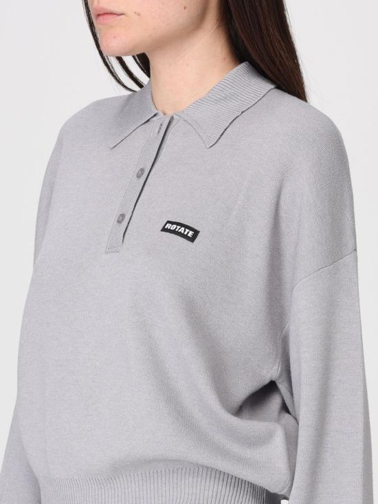 26SS 로테이트 폴로 티셔츠 115137 039 Grey - ROTATE