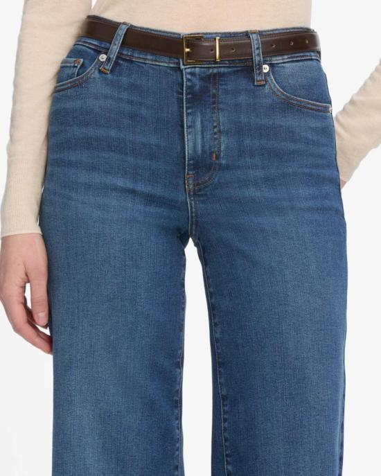  프레임 데님 팬츠 르 슬림 팔라초 크롭 진 엘릭서 로우 애프터 - FRAME