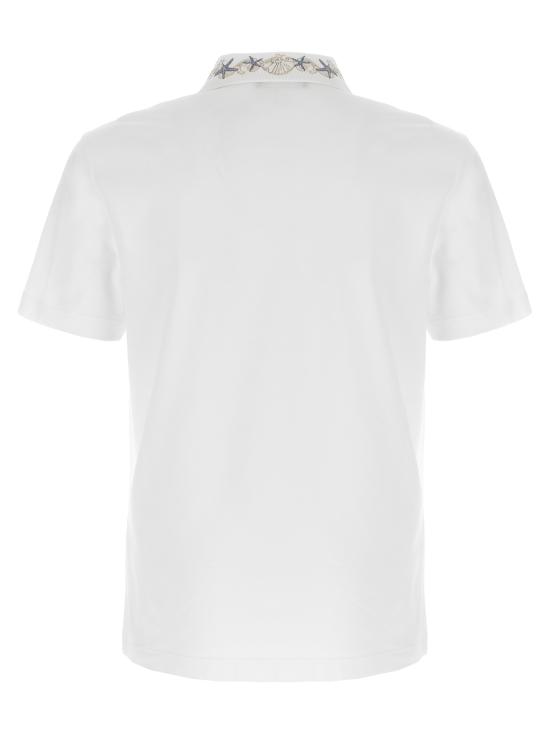 25FW 베르사체 폴로 티셔츠 10139061A11277 1W010 White - VERSACE