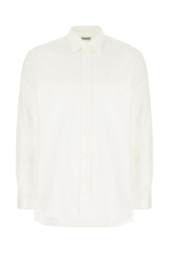 25FW 버버리 EKD 자수 코튼 셔츠 8095333 B7347 SALT