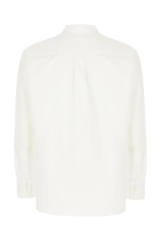 25FW 버버리 EKD 자수 코튼 셔츠 8095333 B7347 SALT - BURBERRY