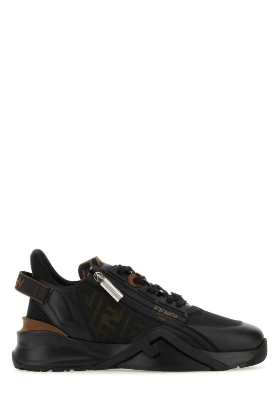 25FW 펜디 FLOW 플로우 스니커즈 7E1392AQ69 F1C38 NERO TAB NERO NERO