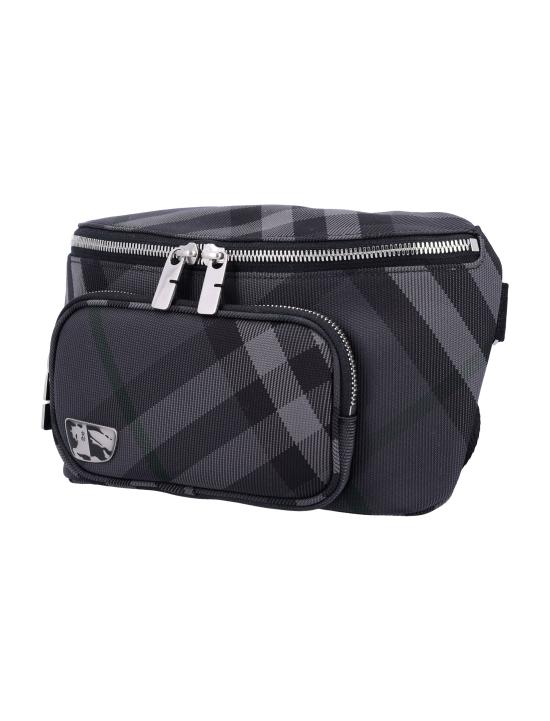 25FW 버버리 그리드 벨트백 8097411 A1208 CHARCOAL - BURBERRY