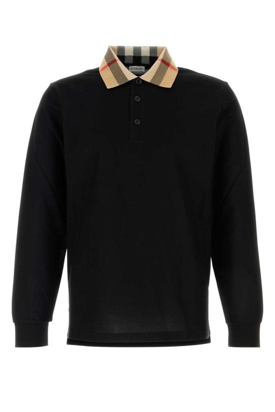 26FW 버버리 코튼 폴로셔츠 8098812 A1189 BLACK