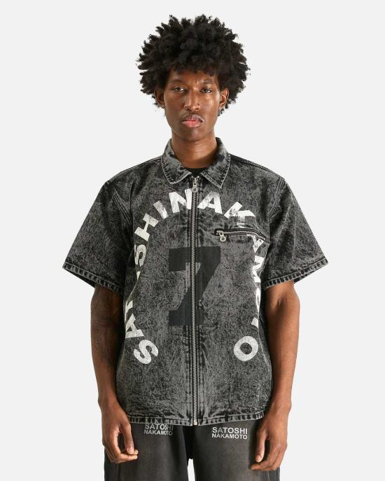  사토시 나카모토 데님 자켓 #7 모토 풀집 재킷