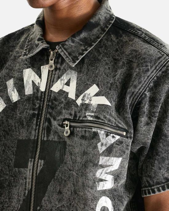  사토시 나카모토 데님 자켓 #7 모토 풀집 재킷 - SATOSHI NAKAMOTO