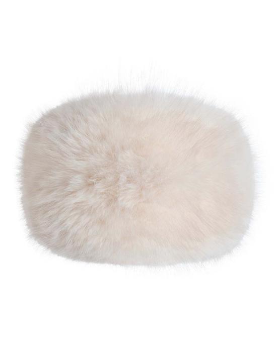  신시아 로리 헤어 액세서리 신시아 로울리 인조 모피 헤어밴드 아이보리