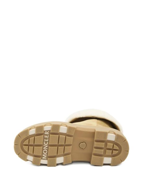 25FW 몽클레어 아우레아 미드 스웨이드 & 시어링 부츠 4F00070M697123L CAMEL BEIGE DOM - MONCLER