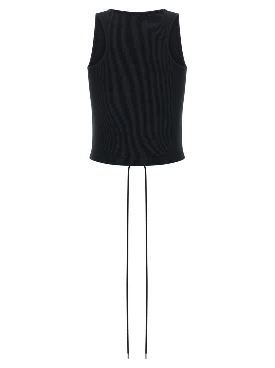 26SS 발렌시아가 민소매 티셔츠 858152TTVO21070 Black - BALENCIAGA