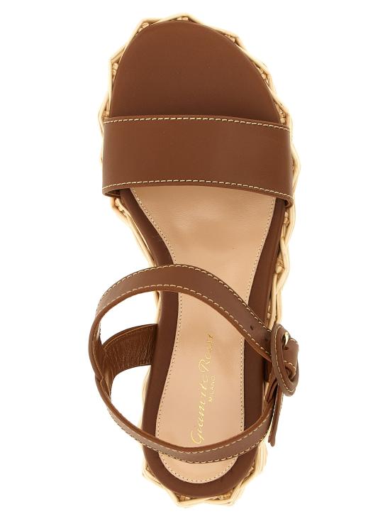 26SS 지안비토로시 샌들 G3267120RICCLNCUOI Brown - GIANVITO ROSSI