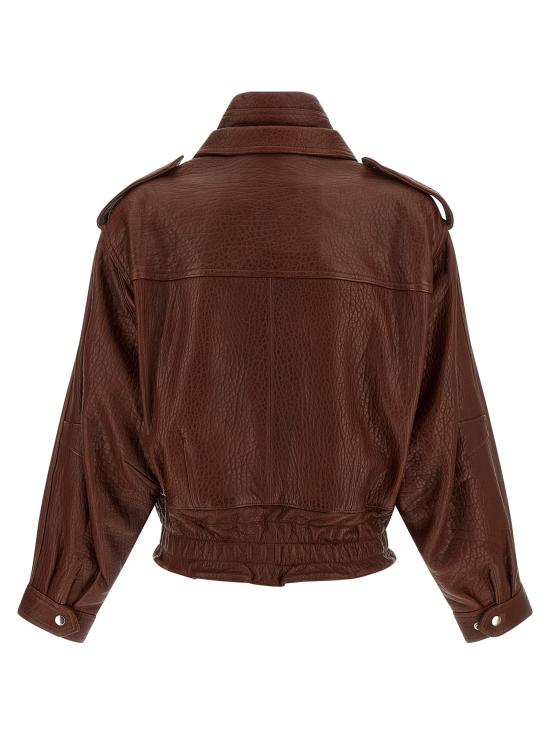 26SS 이자벨마랑 가죽 자켓 VE0497FCC2B08I11TR Brown - ISABEL MARANT