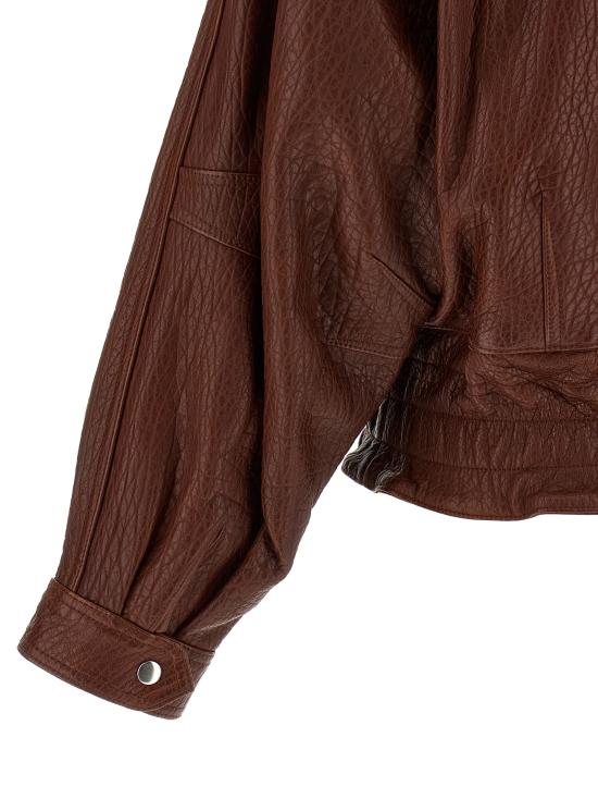 26SS 이자벨마랑 가죽 자켓 VE0497FCC2B08I11TR Brown - ISABEL MARANT