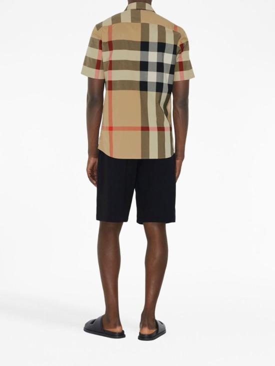 26SS 버버리 체크 코튼 셔츠 8079591 A7028 Beige - BURBERRY