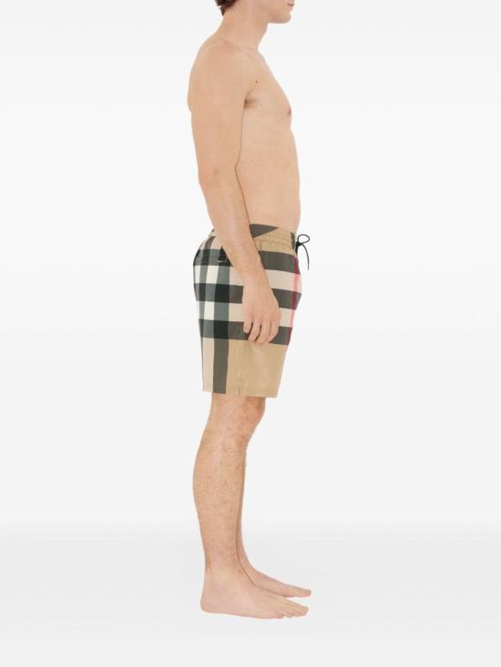 26SS 버버리 체크 스윔팬츠 8112682 A7028 Beige - BURBERRY