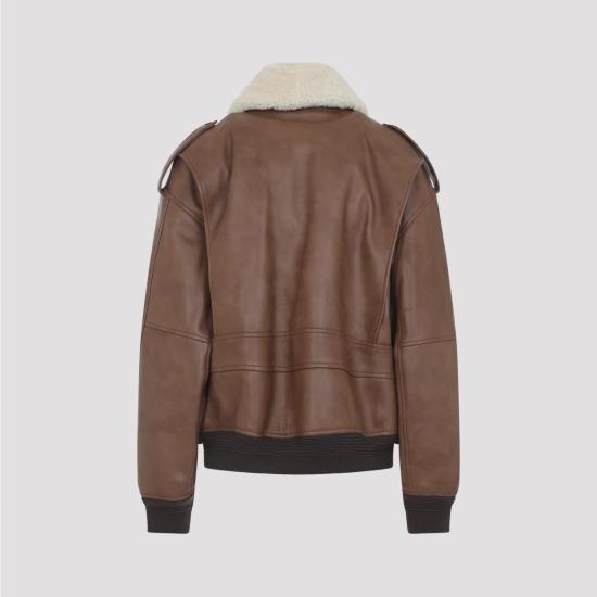 26SS 생로랑 자켓 843525 YCTE2 2146 MARRON TERRACOTTA BROWN - SAINT LAURENT