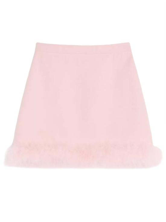 26SS 발렌티노 가라바니 미디 스커트 8B3RAEJ51CF R13 PINK