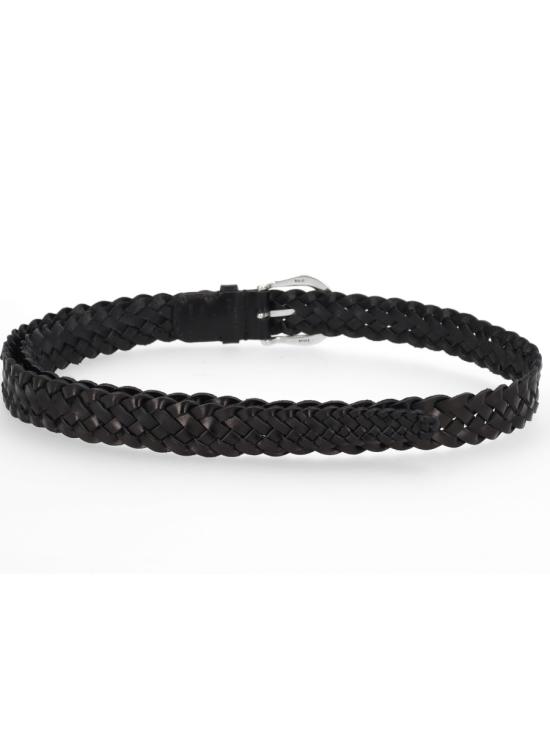 26SS 스튜디오 니콜슨 가죽 벨트 PLAITEDBELTSN 790 BLACK - STUDIO NICHOLSON