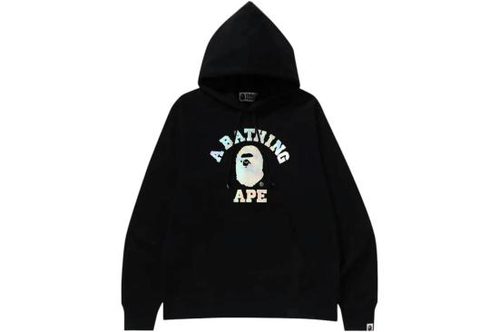  베이프 후드 티셔츠 001PPL301011M BLK BLACK DOM