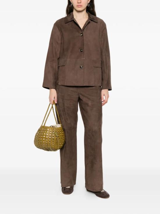 26SS 에스막스마라 가죽 팬츠 2619431011600 002 LIGHT BROWN - 'S MAX MARA