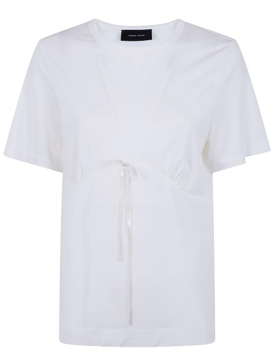 26SS 시몬로샤 반팔 티셔츠 5407 0571 IVORY