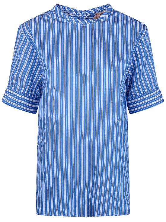 26SS 누메로벤투노 셔츠 G102 1520 RD11 LIGHT BLUE WHITE STRIPES