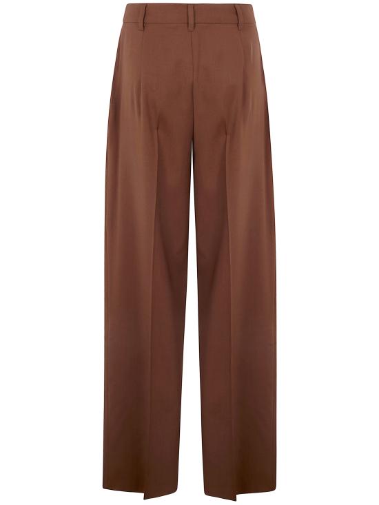 26SS 막스마라 스튜디오 스트레이트 팬츠 2616131081600 003 CHOCOLATE - MAX MARA STUDIO