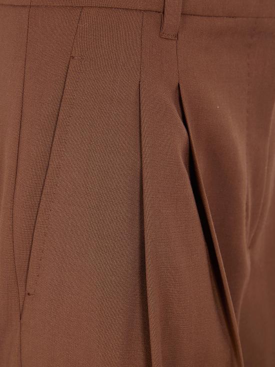 26SS 막스마라 스튜디오 스트레이트 팬츠 2616131081600 003 CHOCOLATE - MAX MARA STUDIO