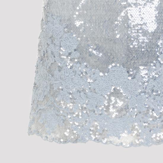 26SS 에르마노 설비노 숏 원피스 D482Q308APVYG S4217 STAMPA JEANS - ERMANNO SCERVINO