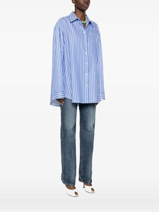 26SS 누메로벤투노 셔츠 G031 1520 RD11 LIGHT BLUE WHITE STRIPES - N°21