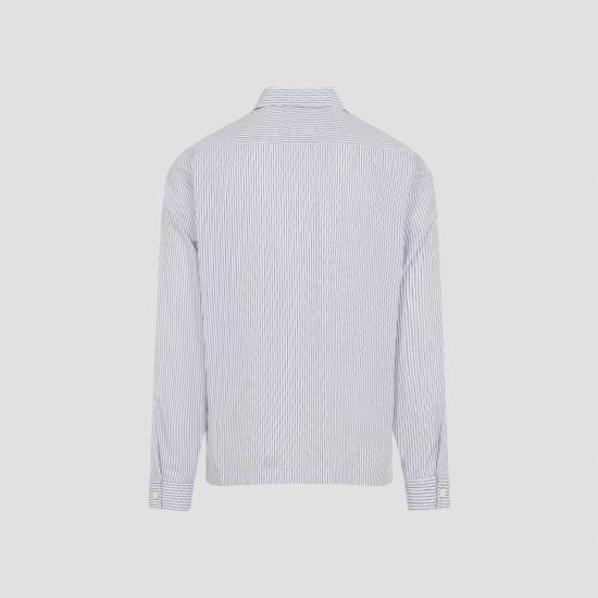 26SS 프라다 코튼 지퍼셔츠 SC855SOOO 189F F022X BLU BIANCO - PRADA