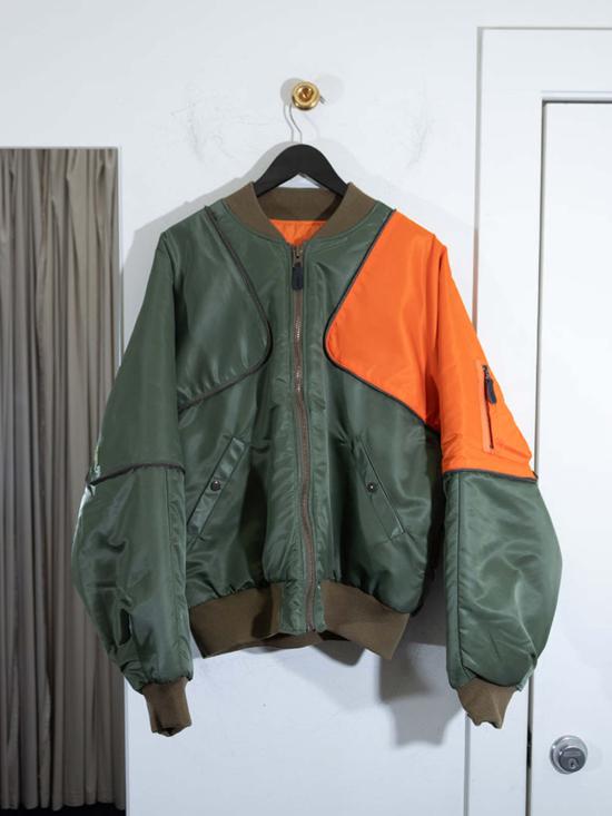  캐피탈 봄버 자켓 마 1 나일론 샴 봄버 재킷